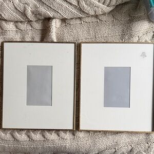 Set of (2) Hearth & Hand Magnolia Antique Brass Frame